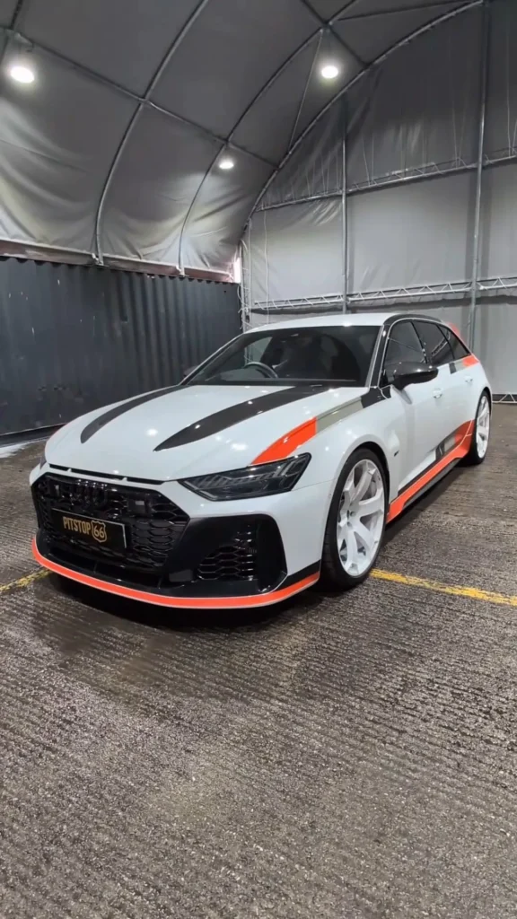 Audi RS6 Avant Parked in car storage