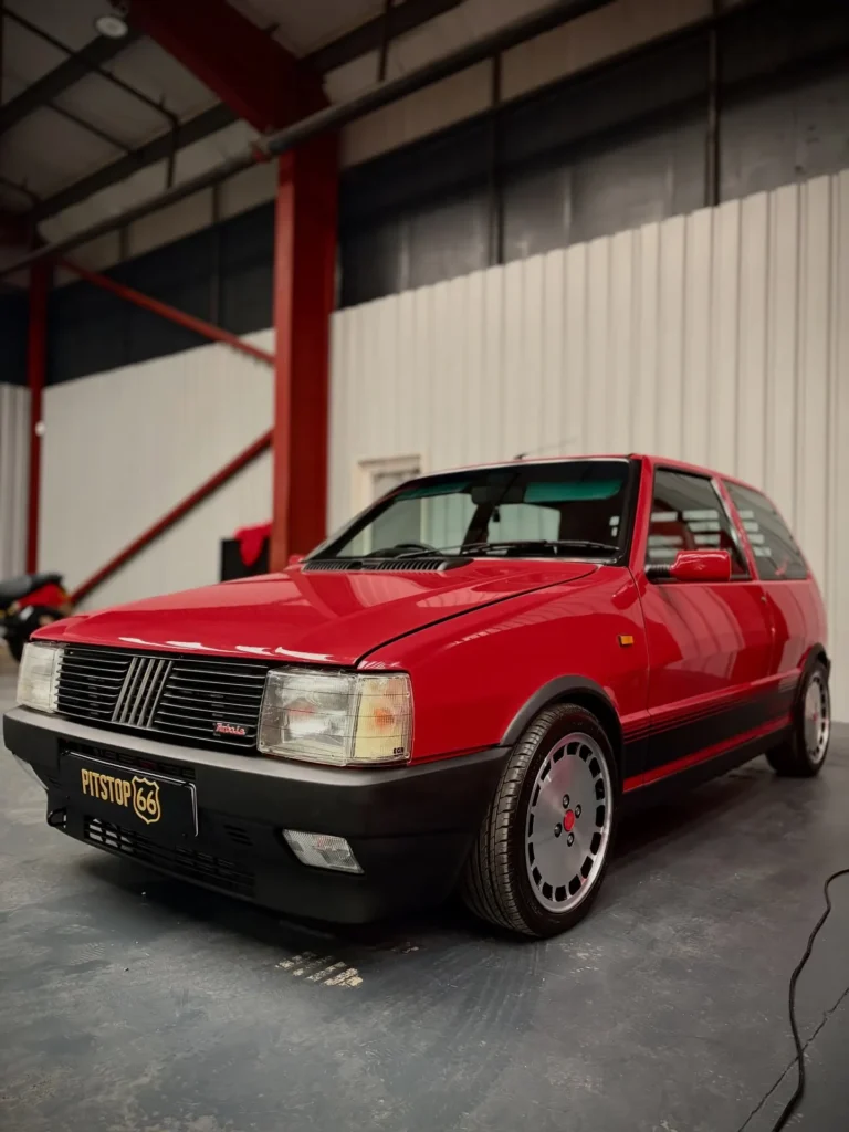 Classic Red Hatchback Pitstop66 Storage