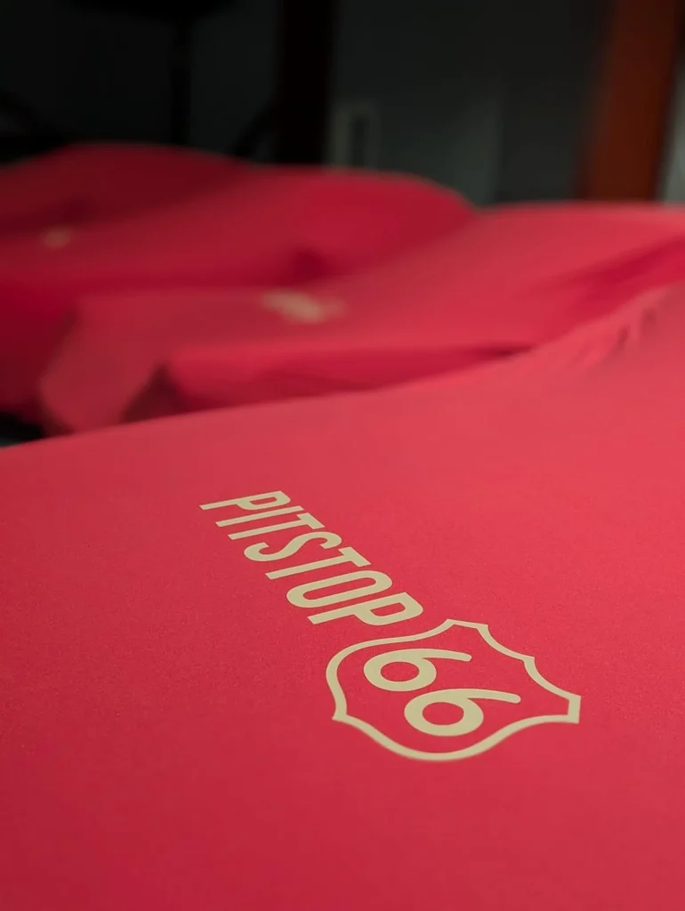 Pitstop66 Branded Car Cover Close-Up